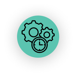 Hand-drawn style icon of two overlapping speech bubbles, one slightly larger and positioned behind the other, symbolizing communication.