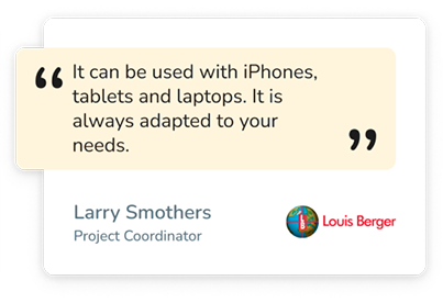 Larry Smothers talks about the flexibility of Sweven across different devices, including iPhones, tablets, and laptops.