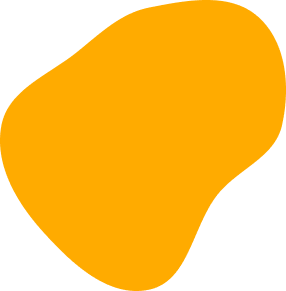 An abstract, irregular yellow shape on a gray background.